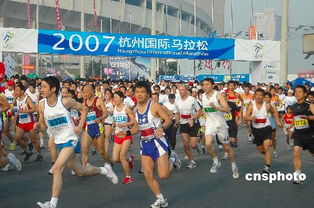 2007杭州國際馬拉松賽開賽